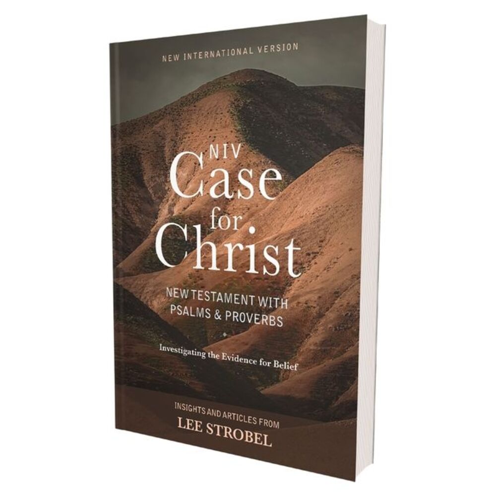 Niv, Case for Christ New Testament with Psalms and Proverbs, Pocket-Sized, Paper